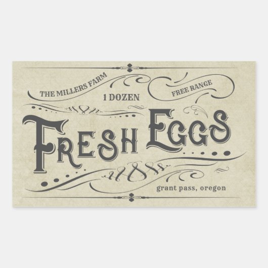 Decor Verse Eitjes Kartonnen sticker (Voorkant)