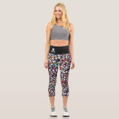 Décora japonaise Kawaii Capri Leggings yoga (Recto)