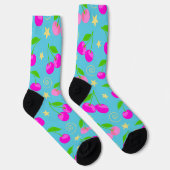 Decora Kei Rainbow Cherry Pattern Sokken (Rechts)