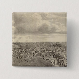 Decorah, Winnesheik Co., Iowa Vierkante Button 5,1 Cm