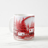 Decorated Christmas Landscape Mug (Devant gauche)