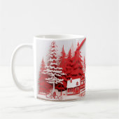 Decorated Christmas Landscape Mug (Gauche)
