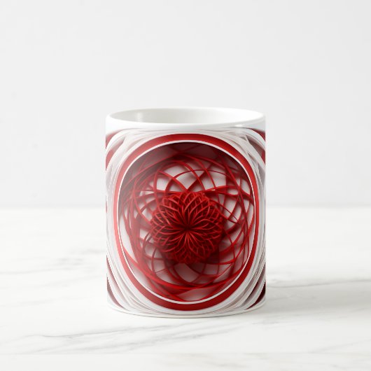 Decorated Christmas mug, Ceramic mug (Centre)