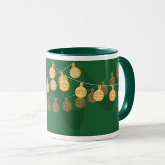 Decorated Christmas tree mug
