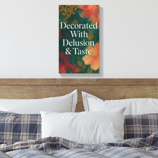 Decorated With Delusion & Taste Modern Canvas (Insitu (Slaapkamer))