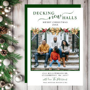 Decoratie Nieuwe Halls Foto Kerst Nieuwe Woonplaat Aankondiging