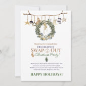 Decoratie Swap Out Dank u en kerst Kaart (Voorkant)