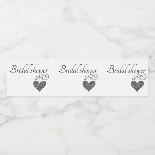 decoratie van vrijgezellenfeest waterfles etiket (Enkel label)