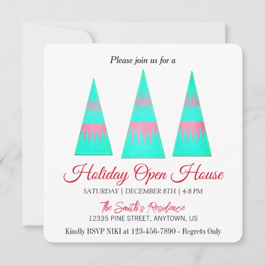 decoratie voor de kerstboomvakantie-Kaart Feestdagenkaart (Voorkant)