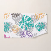 decoratieblad badhanddoekset bad handdoek (Handdoek)