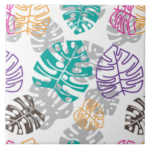 decoratieblad keramische tegel tegeltje