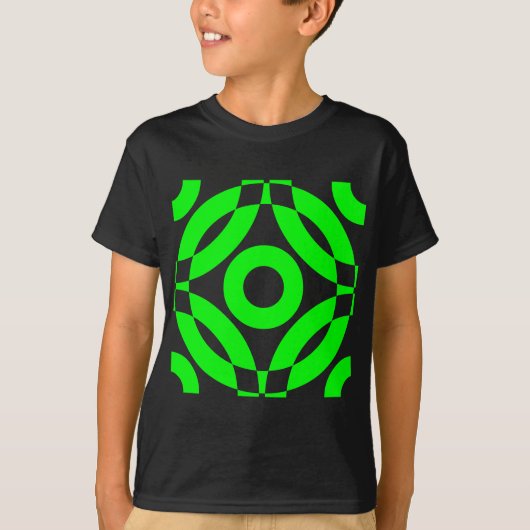Decoratief 02 - Groen T-shirt (Voorkant)
