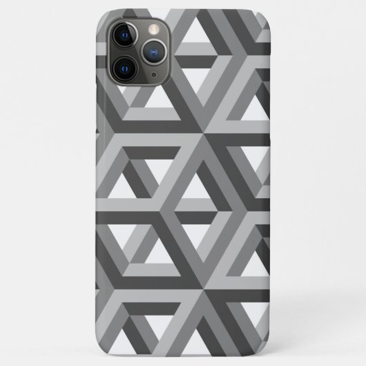 Decoratief 3D hexagons Patroon Case-Mate iPhone Case (Achterkant)