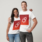 Decoratief acht Mannen T-shirt (Unisex)