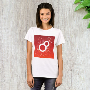 Decoratief acht vrouwen T-Shirt