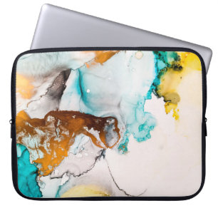 Decoratief Afbeelding. Decoratieve verf. Alcohol I Laptop Sleeve