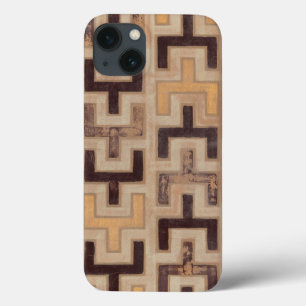 Decoratief Afrikaans mudclotpatroon iPhone 13 Hoesje