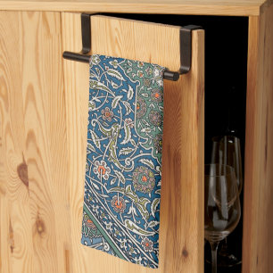 decoratief arabesk bloemenpatroon theedoek