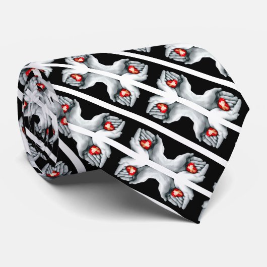 Decoratief Armani Zijde Modern Tartan Patroon Stropdas (Opgerold)