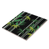 Decoratief bamboe patroon tegeltje (Zijkant)