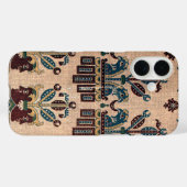 decoratief Batik Natuur Patroon Case-Mate iPhone Case (Achterkant (horizontaal))