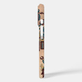 decoratief Batik Natuur Patroon Case-Mate iPhone Case (Achterkant / Links)