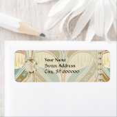 decoratief blisspatroon etiket (Insitu)