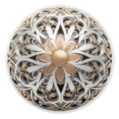 Decoratief  Bloemen Scrollwork Orb Keramische Knop (Voorkant)