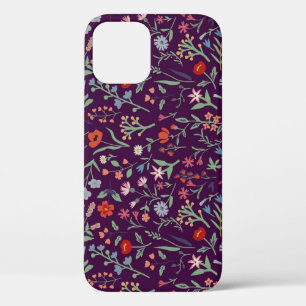 Decoratief bloemig naadloos patroon. iPhone 12 hoesje