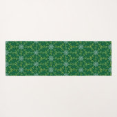 Decoratief bloemig naadloos patroon yogamat (Achterkant (horizontaal))