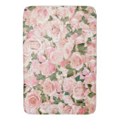 Decoratief Blush Pink Gold Glam Roos Botanisch Badmat (Voorkant Verticaal)