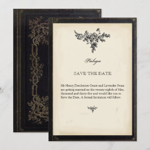 Decoratief  boek save the date