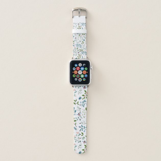 Decoratief Botanisch Yoga Health Fitness Apple Horlogebandje | Zazzle.be