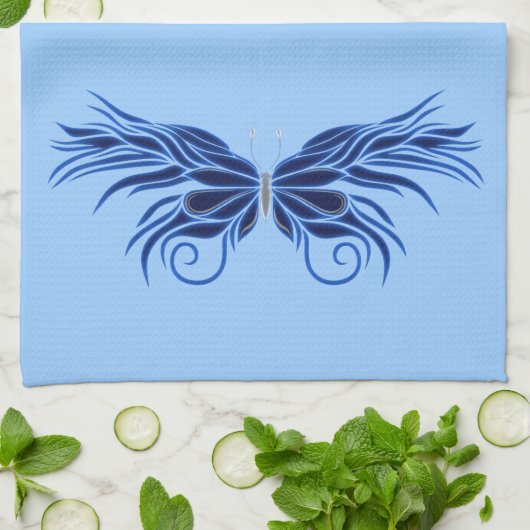 Decoratief Butterfly Kitchen Towel Theedoek (Gevouwen)