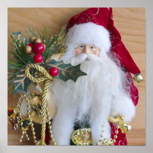 DECORATIEF CHRISTMAS SANTA POSTER