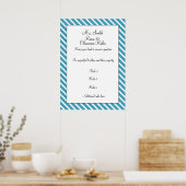 Decoratief Classroom Rules Poster (Keuken)