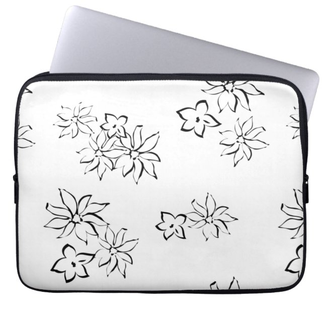 Decoratief, Davy Gray Electronics Bag Laptop Sleeve (Voorkant)