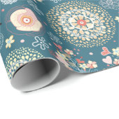 Decoratief deer patroon cadeaupapier (Rol Hoek)