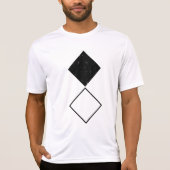 Decoratief Diamond Square T-shirt (Voorkant)