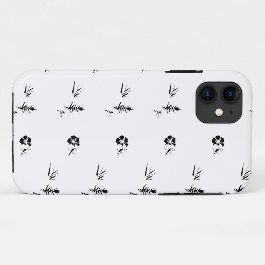 Decoratief, donkergrijs, houtskool Case-Mate iPhone case (Achterkant (horizontaal))