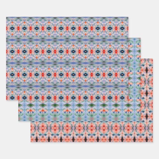 Decoratief en Fancy vel papier met patroon (Set)