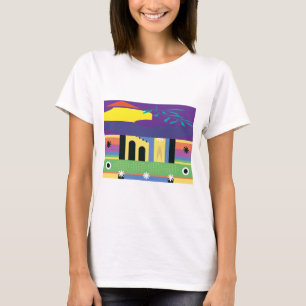 Decoratief en gedurfd maximalistisch design voor k t-shirt