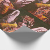 Decoratief engel-omslagpapier cadeaupapier (Hoek)