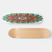Decoratief Floral Artwork Skateboard (Horizontaal)
