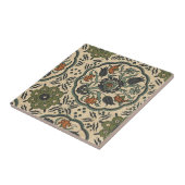 Decoratief Floral Persiaans teile design Tegeltje (Zijkant)