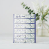 Decoratief Foliage Feestelijk Kerstdiner Kaart (Staand voorkant)