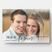 Decoratief Forever Monogram 5 x 7 Foto Fotoplaat (voorkant)