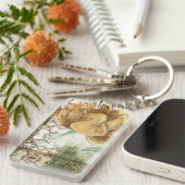 Decoratief fresco-ontwerp met Wereldbol ventilator Sleutelhanger (Voorkant Rechts)