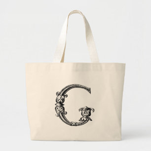 DECORATIEF G GROTE TOTE BAG