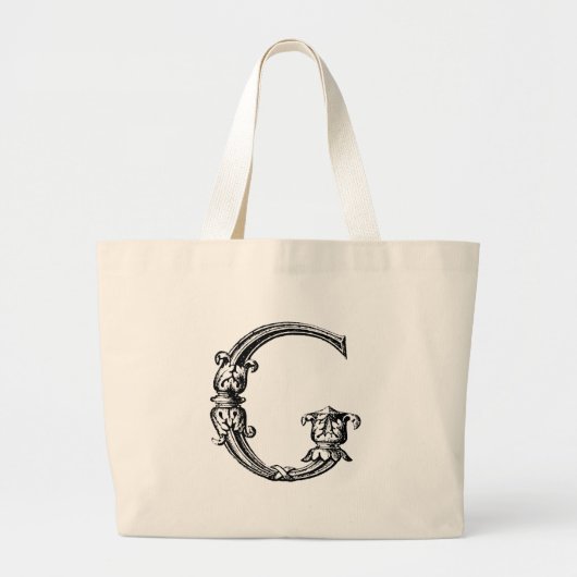 DECORATIEF G GROTE TOTE BAG (Voorkant)